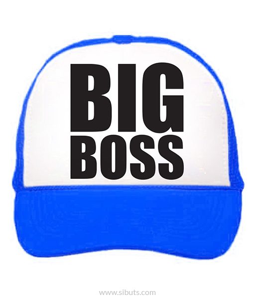 gorra azul big boss