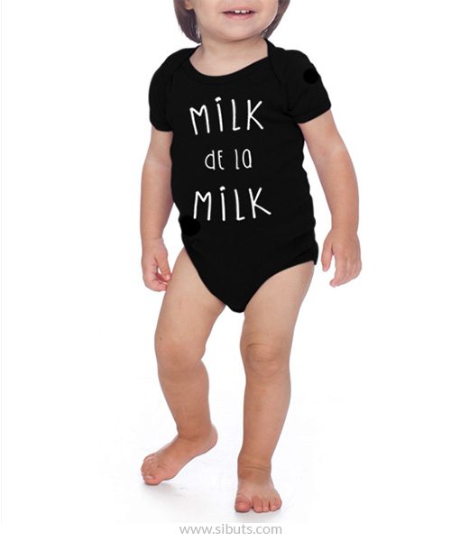 Pañalera Bebé negra milk de la milk