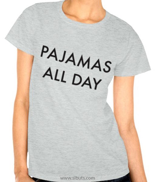 playera gris mujer pajamas all day