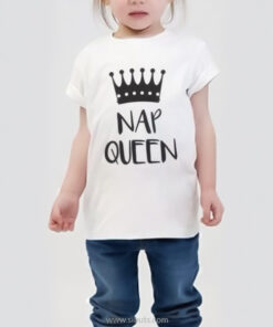 playera niña nap queen
