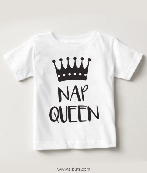 playera niña nap queen