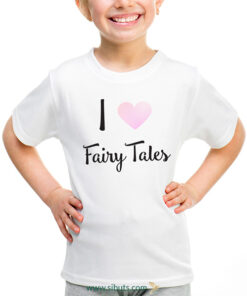 playera niña i love fairytales