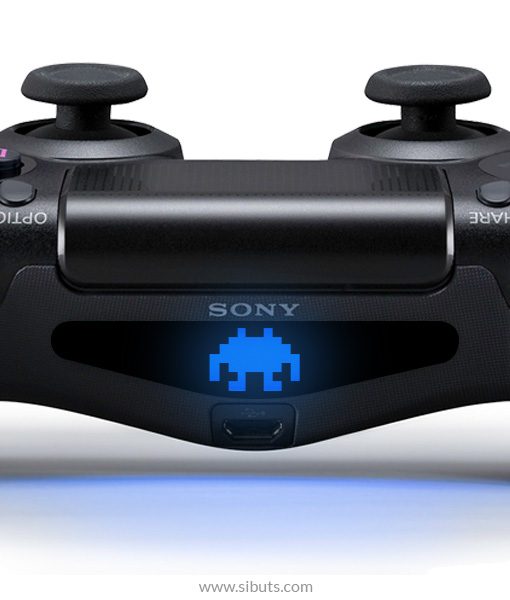 sticker barlights control ps4 space invaders