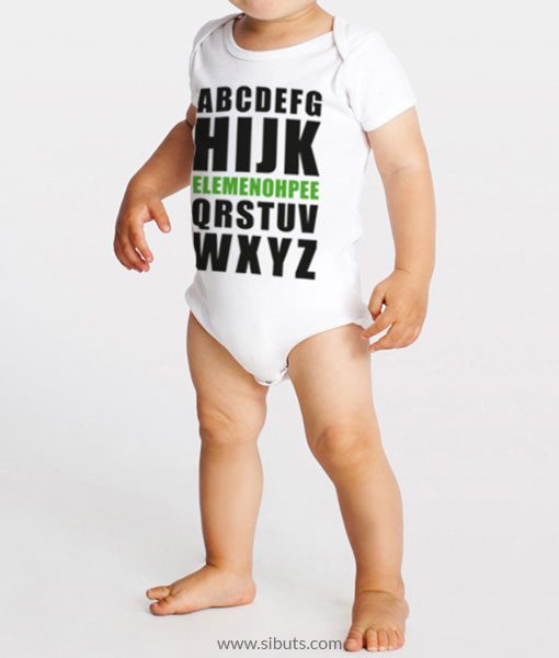Pañalero Bebé abecedario