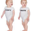 Pañalero blanco bebé gemelos copy paste