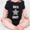 Pañalero negro bebé rock baby