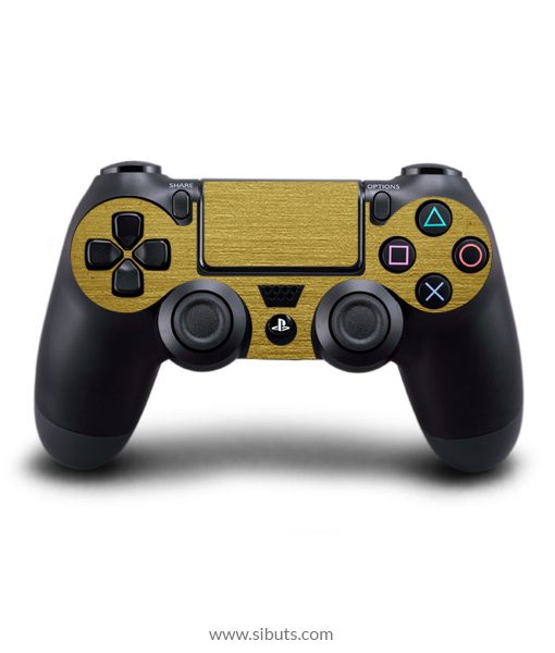 Skin para Ps4 consola y controles oro opaco brushed