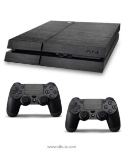 Skin para Ps4 consola y controles titanium brushed