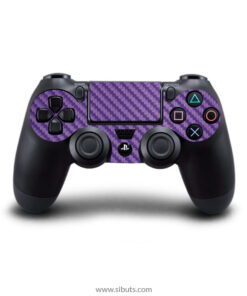 Skin control PS4 fibra de carbono morado