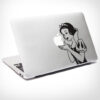 Sticker Calcomanía laptop macbook Blanca nieves apple