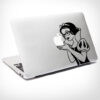 Sticker Calcomanía laptop macbook Blanca nieves apple lentes