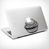 Sticker Calcomanía laptop macbook Cupcake