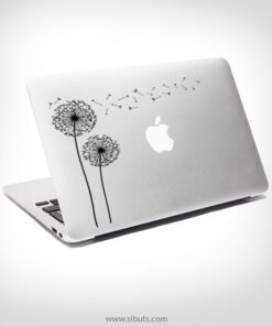 Sticker Calcomanía laptop macbook Dandelion