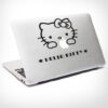 Sticker Calcomanía laptop macbook Hello Kitty