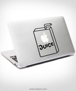 Sticker Calcomanía laptop macbook Juice