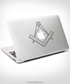 Sticker Calcomanía laptop macbook mason