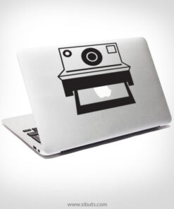 Sticker Calcomanía laptop macbook polaroid