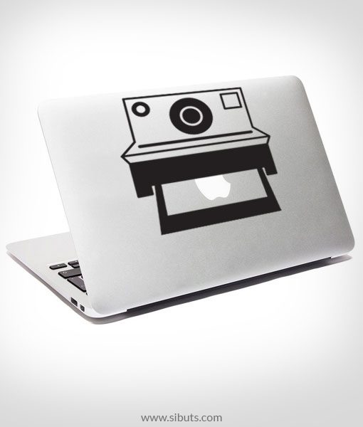 Sticker Calcomanía laptop macbook polaroid