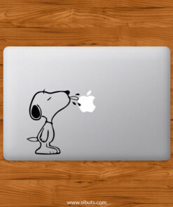 Sticker Calcomanía laptop macbook snoopy lengua