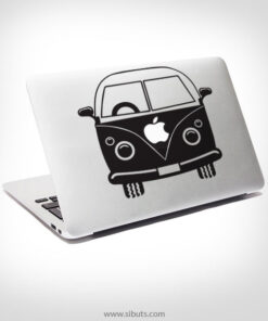 Sticker Calcomanía laptop macbook Van Combi
