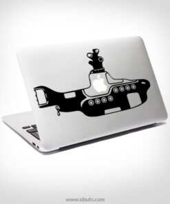 Sticker Calcomanía laptop macbook yellow submarine