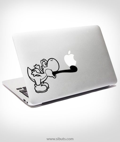 Sticker Calcomanía laptop macbook yoshi