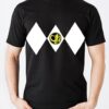 playera hombre power ranger negro