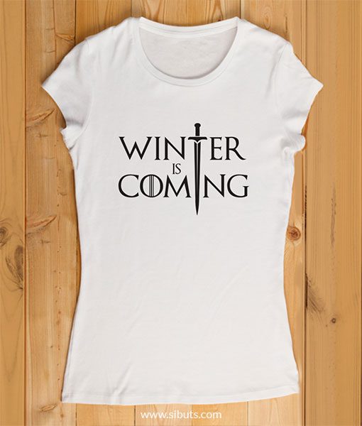Playera mujer Game of Thrones Winter is Coming