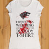 Playera mujer Game of Thrones I went to a weeding Bloddy Shirt
