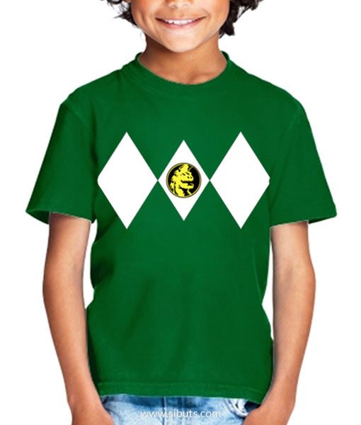Playera niño Power Ranger Verde
