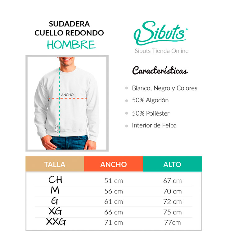 TABLA-TALLAS-SUDADERA-CUELLO-REDONDO-HOMBRE-SB Sibuts