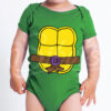 Pañalero verde bebé tortugas ninja Donatelo