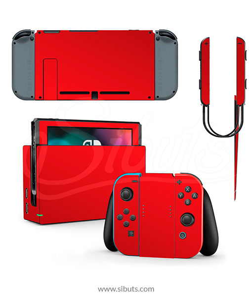 Skin Nintendo Switch rojo