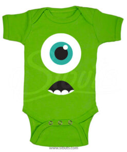 Pañalero verde bebé mike wazowski monsters